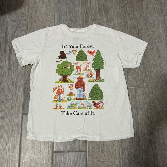 Women's Vintage/Collectable Smokey the Bear T-Shirt - SMALL - Picture 2 of 8